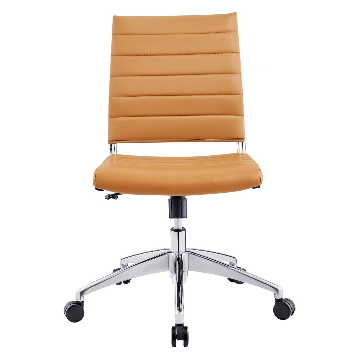 Jive Armless Mid Back Office Chair Tan EEI-1525-TAN