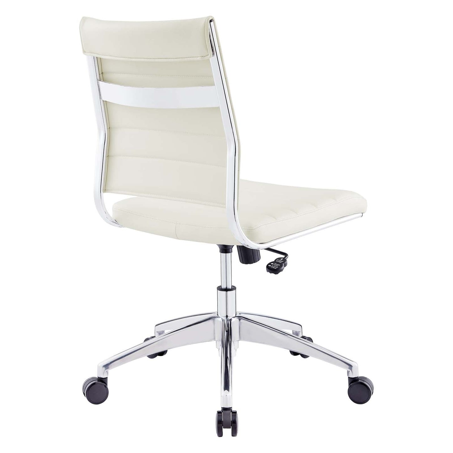 Jive Armless Mid Back Office Chair White EEI-1525-WHI