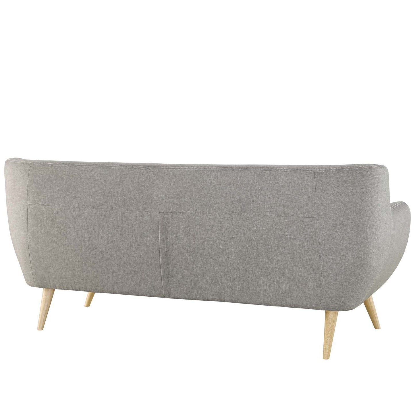 Remark Upholstered Fabric Sofa Light Gray EEI-1633-LGR