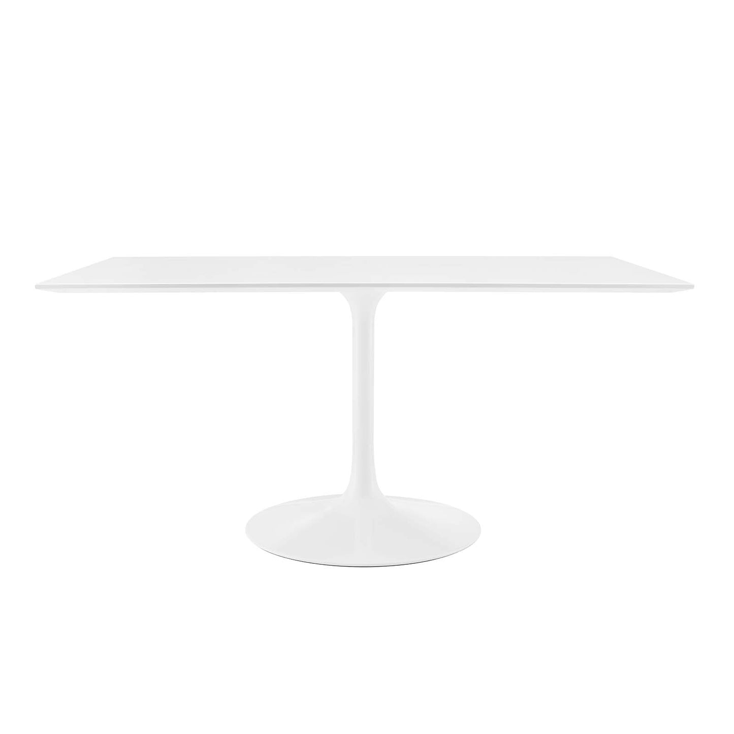 Lippa 60" Rectangle Wood Dining Table White EEI-1656-WHI