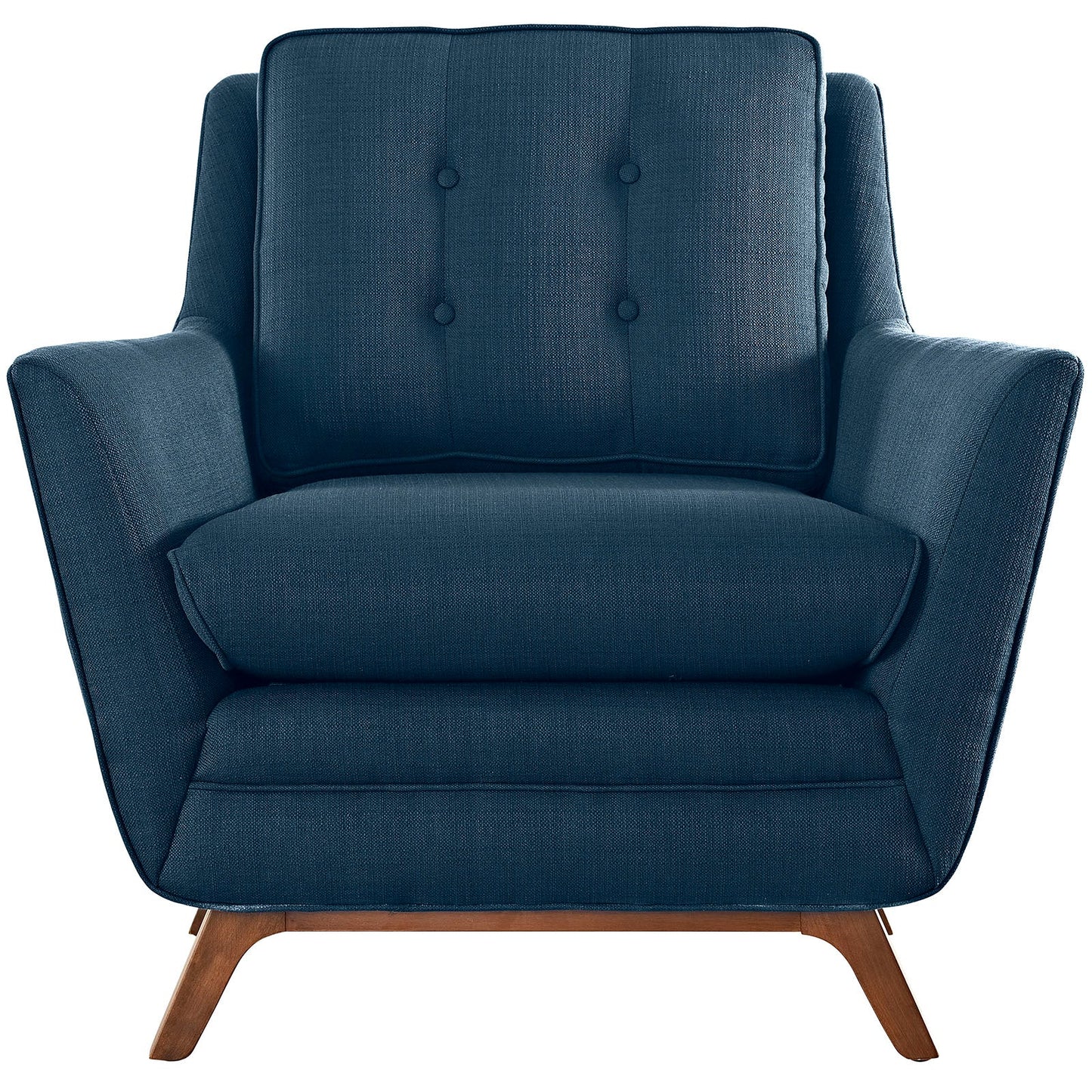 Beguile Upholstered Fabric Armchair Azure EEI-1798-AZU