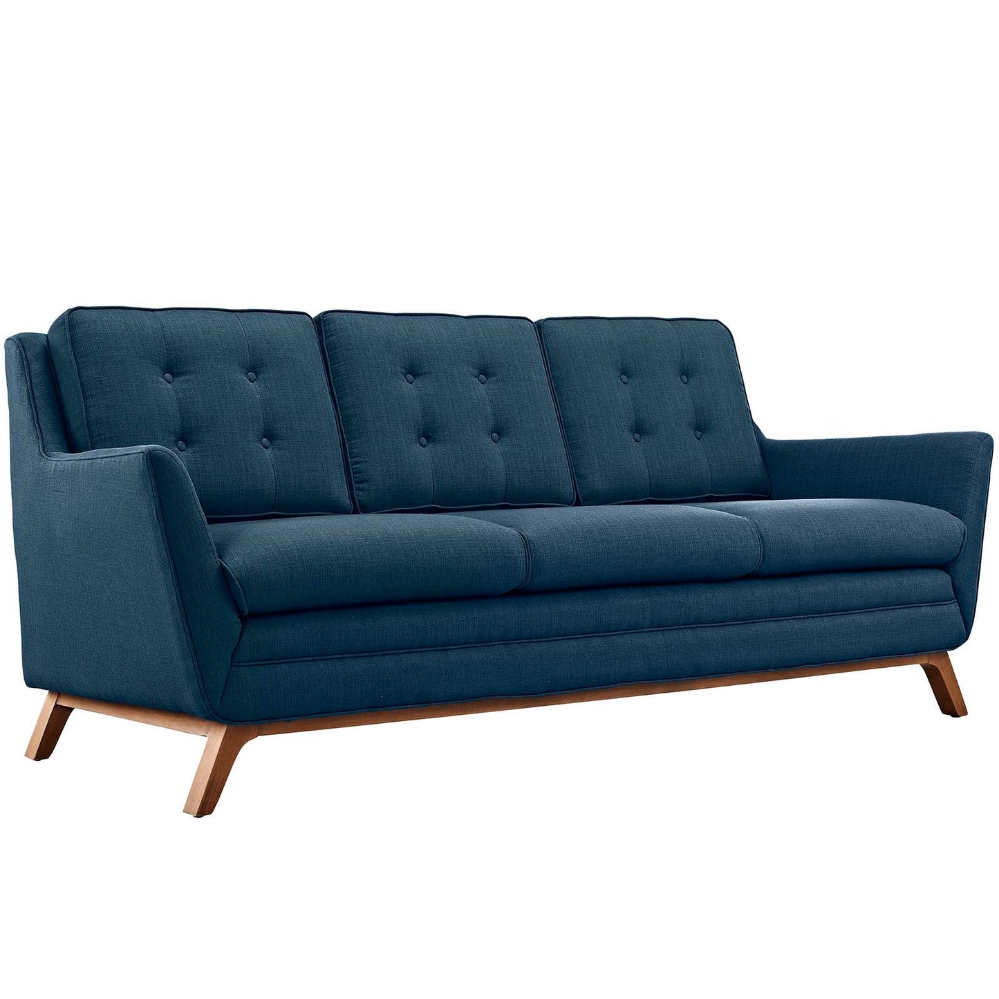 Beguile Upholstered Fabric Sofa Azure EEI-1800-AZU