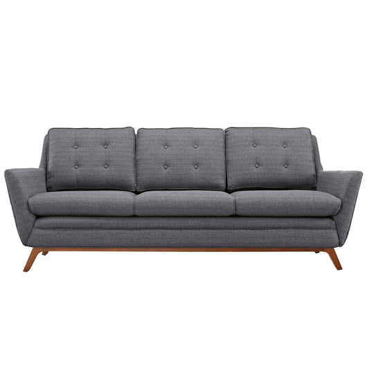 Beguile Upholstered Fabric Sofa Gray EEI-1800-DOR