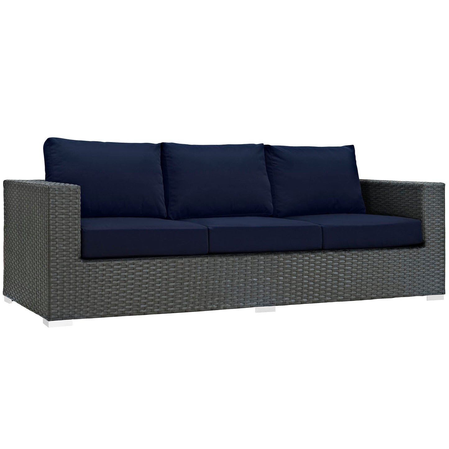 Sojourn Outdoor Patio Sunbrella® Sofa Canvas Navy EEI-1860-CHC-NAV