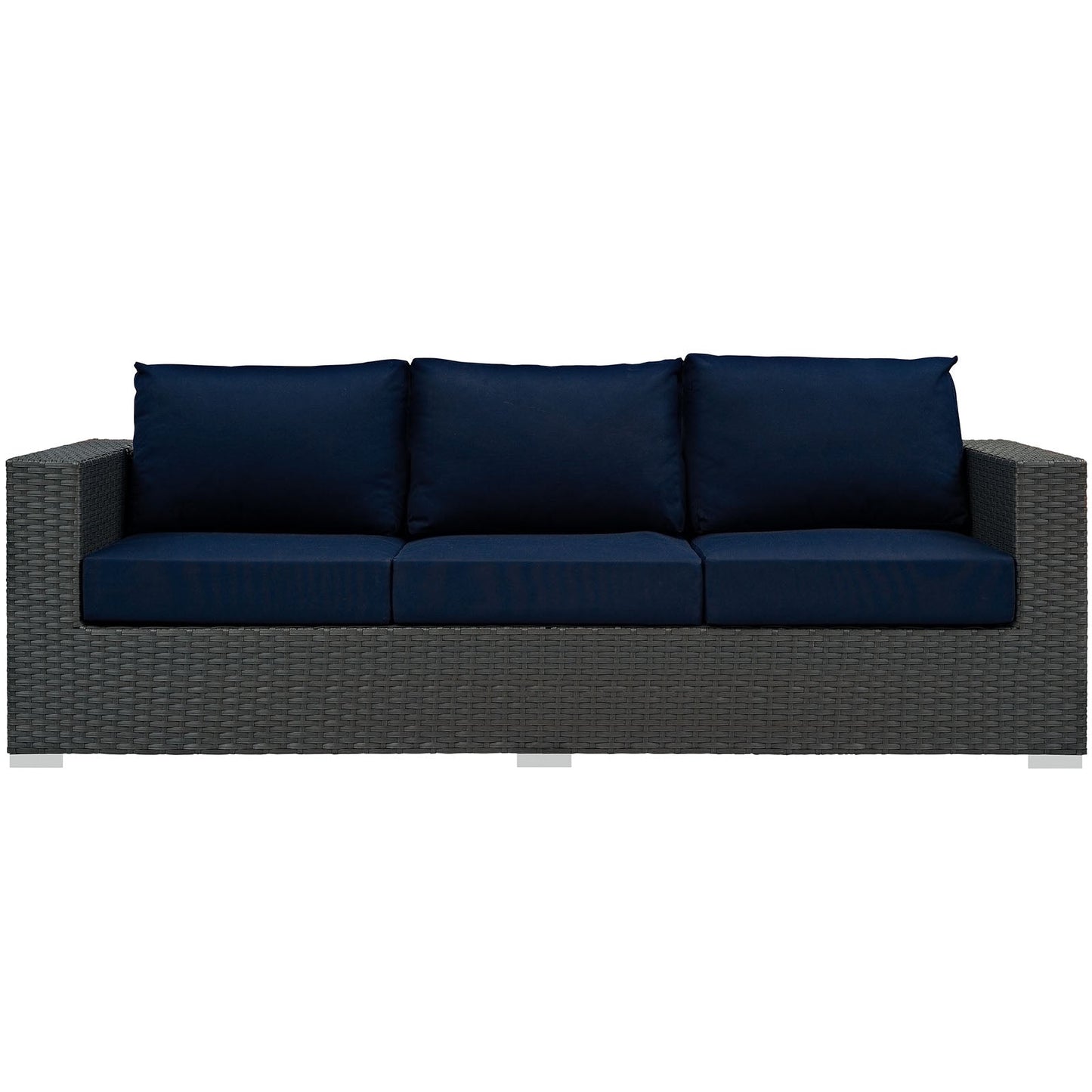 Sojourn Outdoor Patio Sunbrella® Sofa Canvas Navy EEI-1860-CHC-NAV