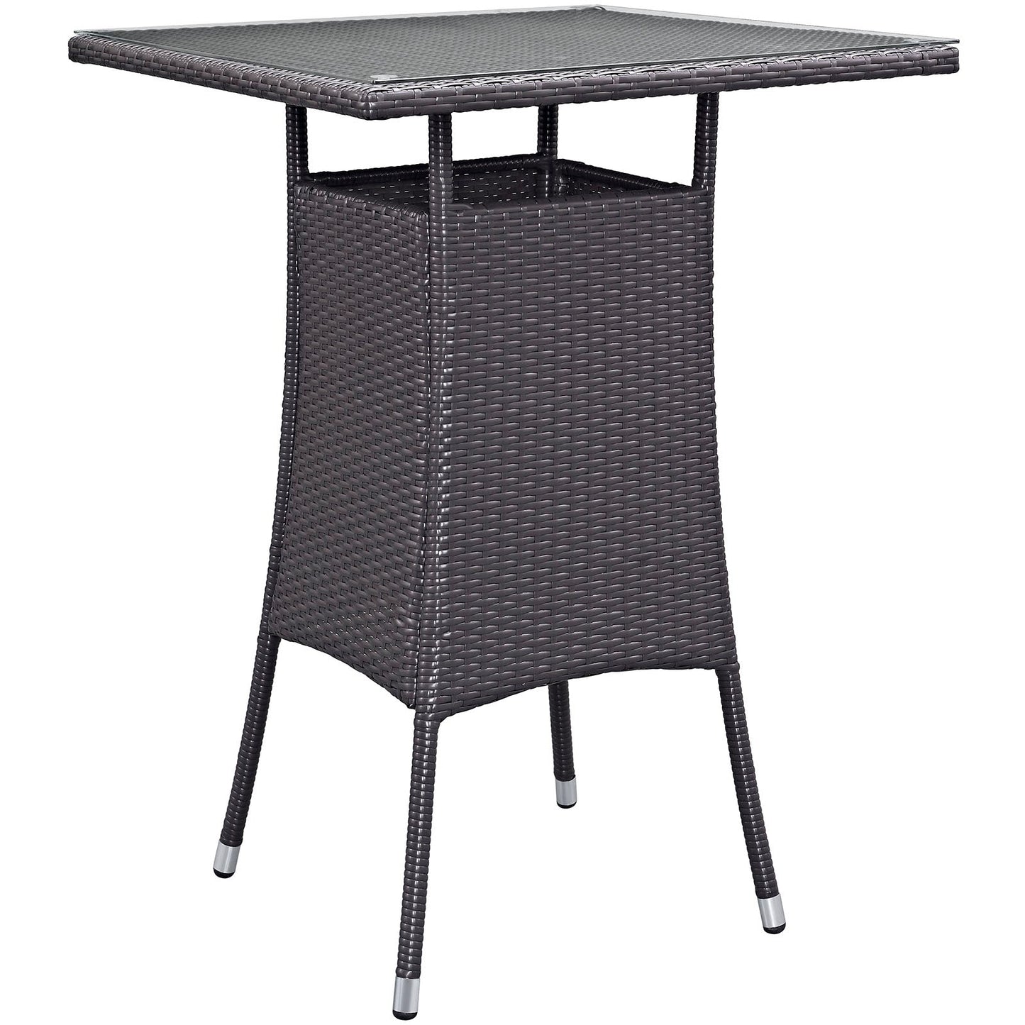 Convene Small Outdoor Patio Bar Table Espresso EEI-1955-EXP