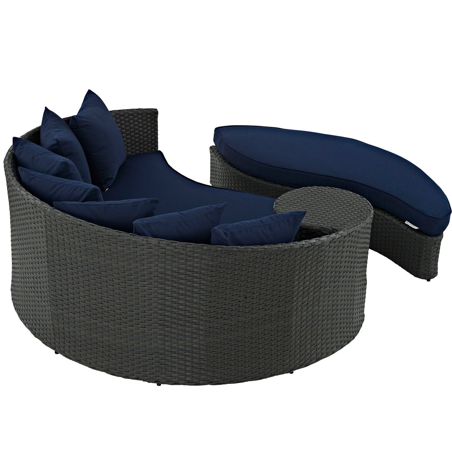 Sojourn Outdoor Patio Sunbrella® Daybed Canvas Navy EEI-1982-CHC-NAV