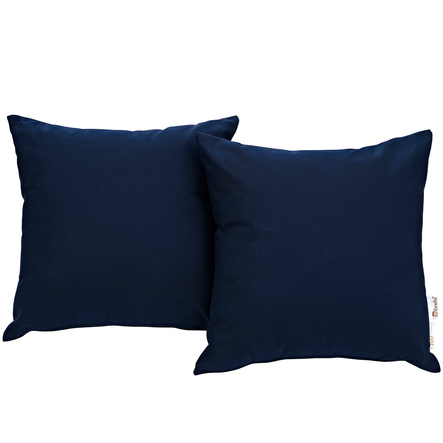 Summon 2 Piece Outdoor Patio Sunbrella® Pillow Set Navy EEI-2002-NAV