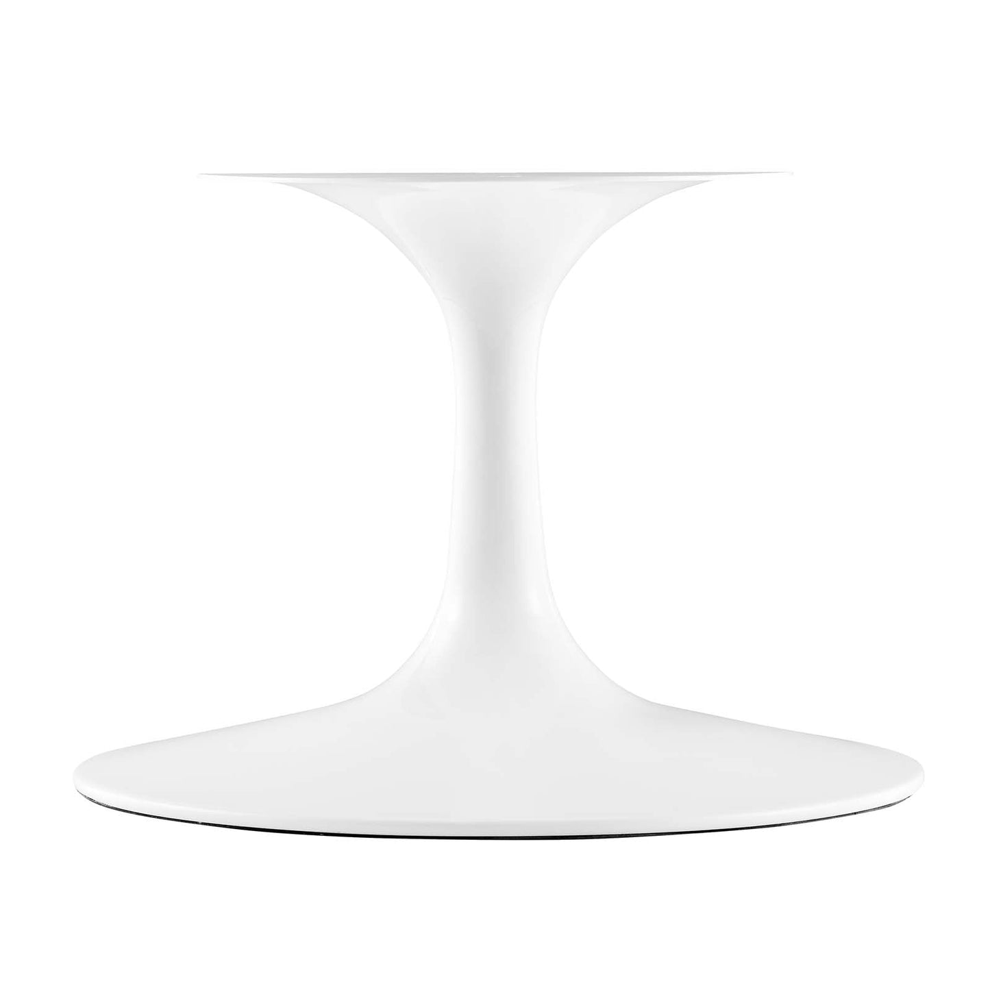 Lippa 48" Oval-Shaped Wood Top Coffee Table White EEI-2018-WHI