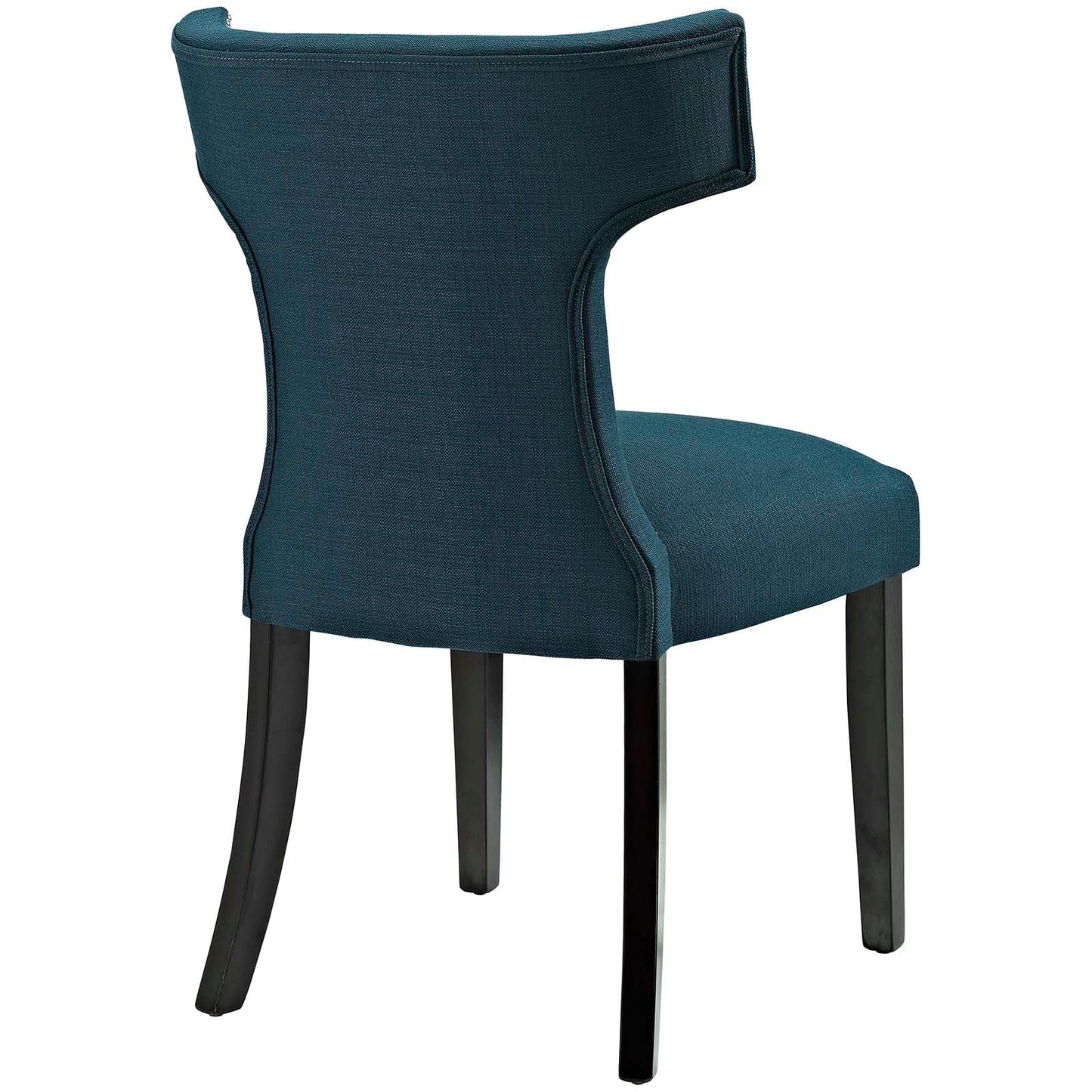 Curve Fabric Dining Chair Azure EEI-2221-AZU