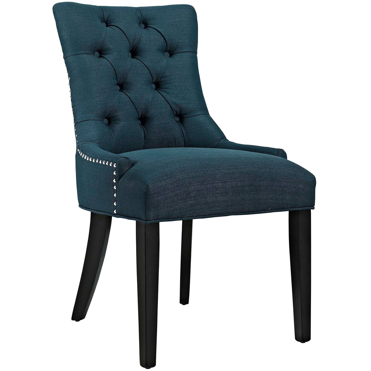 Regent Tufted Fabric Dining Chair Azure EEI-2223-AZU