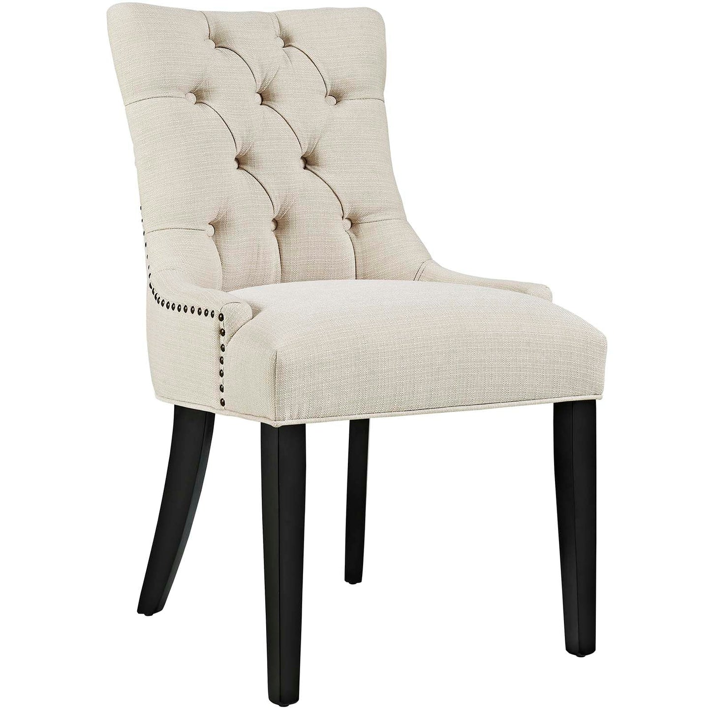 Regent Tufted Fabric Dining Chair Beige EEI-2223-BEI