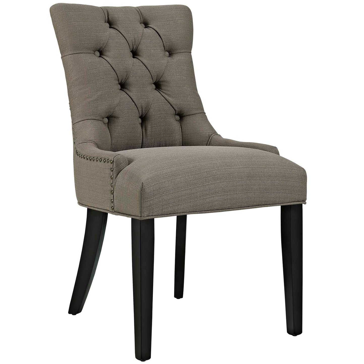 Regent Tufted Fabric Dining Chair Granite EEI-2223-GRA