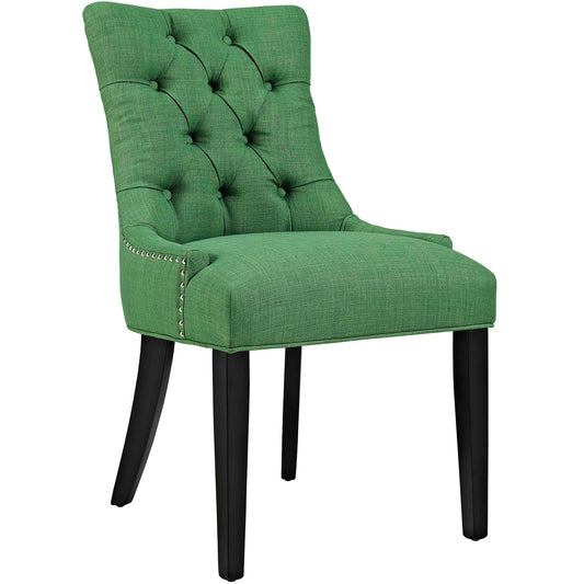 Regent Tufted Fabric Dining Chair Kelly Green EEI-2223-GRN