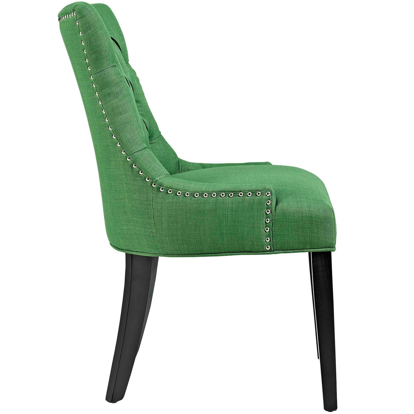 Regent Tufted Fabric Dining Chair Kelly Green EEI-2223-GRN