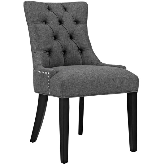 Regent Tufted Fabric Dining Chair Gray EEI-2223-GRY