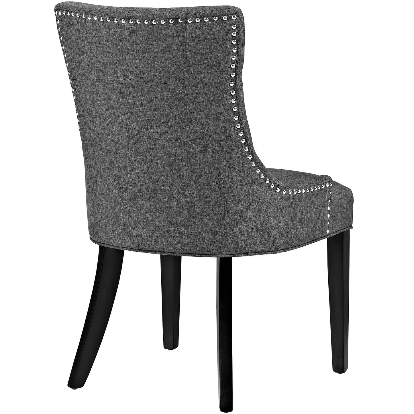 Regent Tufted Fabric Dining Chair Gray EEI-2223-GRY