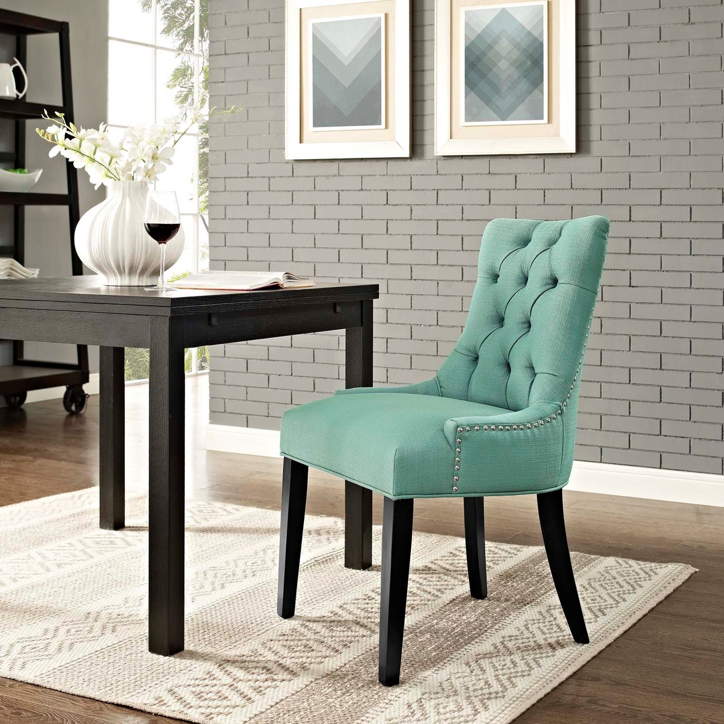 Regent Tufted Fabric Dining Chair Laguna EEI-2223-LAG