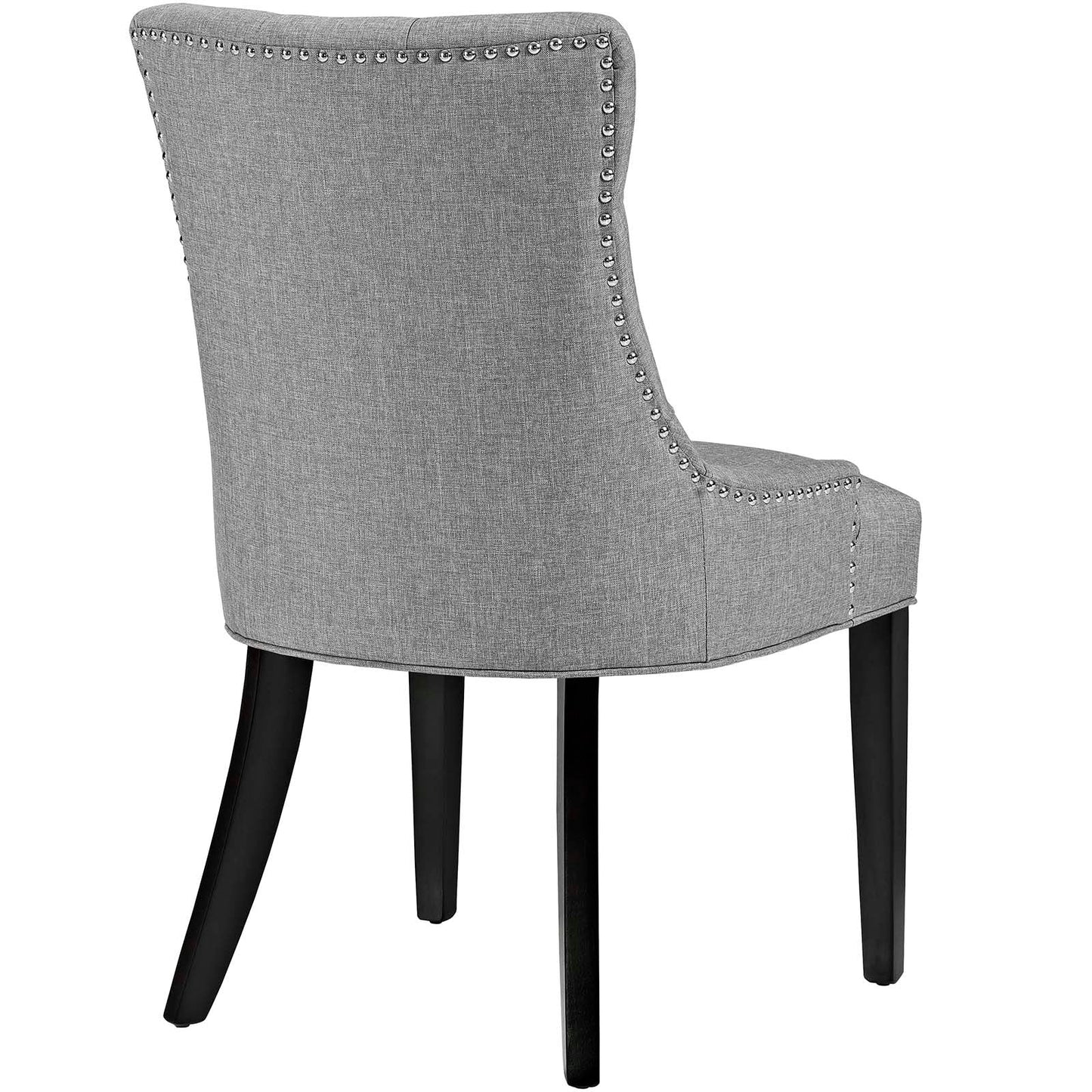 Regent Tufted Fabric Dining Chair Light Gray EEI-2223-LGR