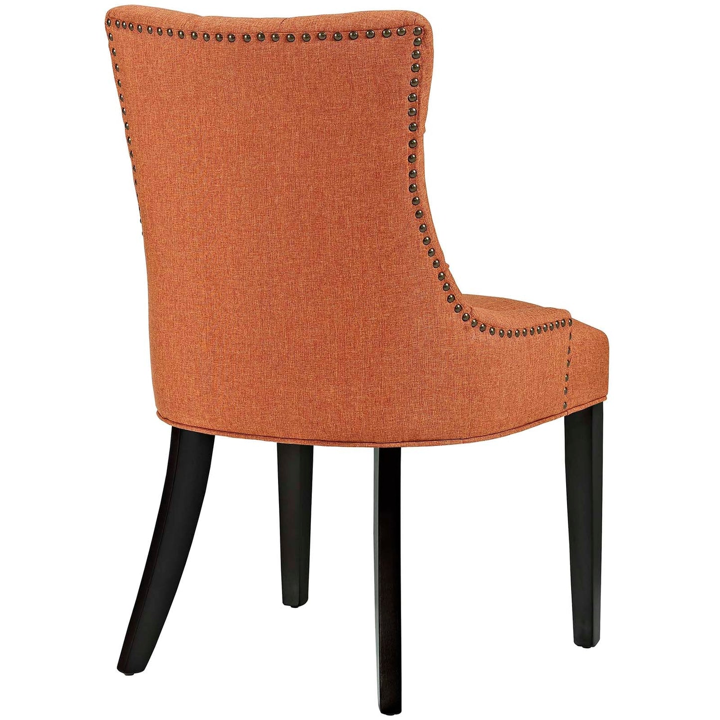 Regent Tufted Fabric Dining Chair Orange EEI-2223-ORA