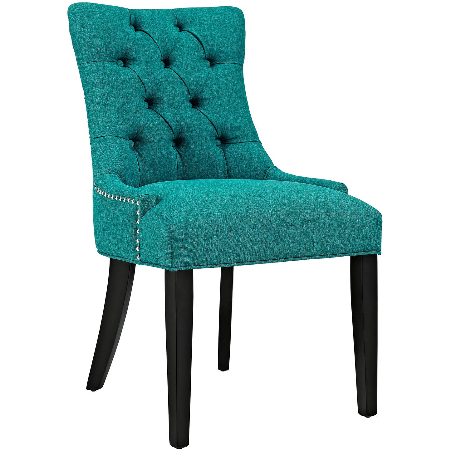 Regent Tufted Fabric Dining Chair Teal EEI-2223-TEA