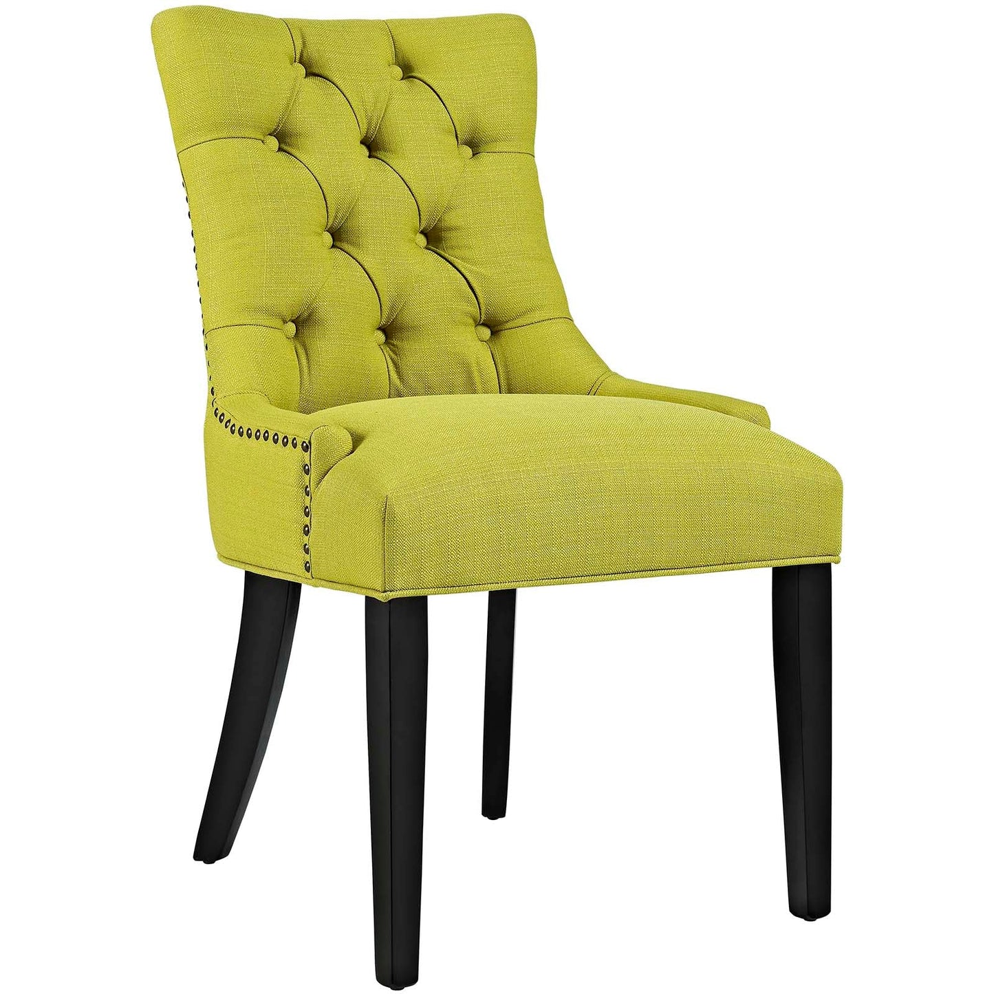 Regent Tufted Fabric Dining Chair Wheatgrass EEI-2223-WHE