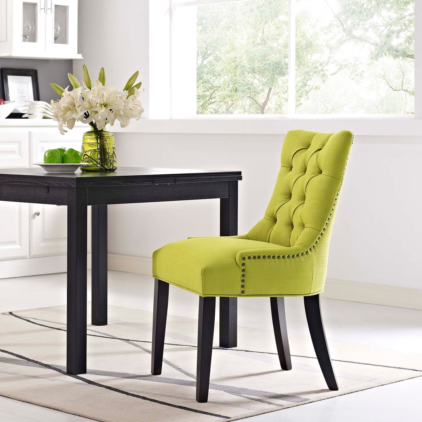 Regent Tufted Fabric Dining Chair Wheatgrass EEI-2223-WHE