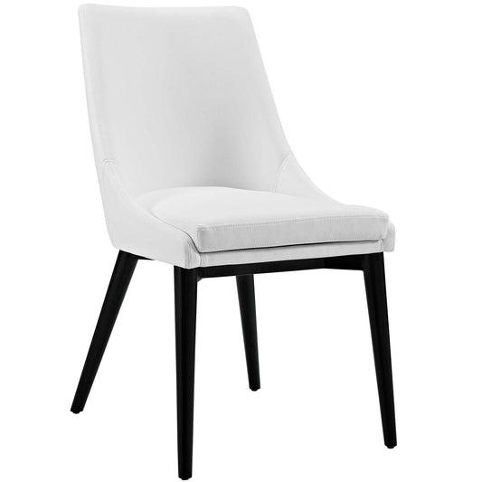 Viscount Vegan Leather Dining Chair White EEI-2226-WHI