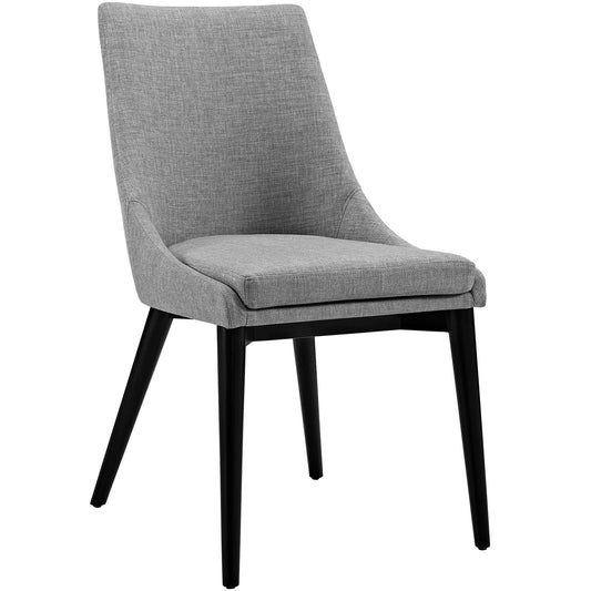 Viscount Fabric Dining Chair Light Gray EEI-2227-LGR