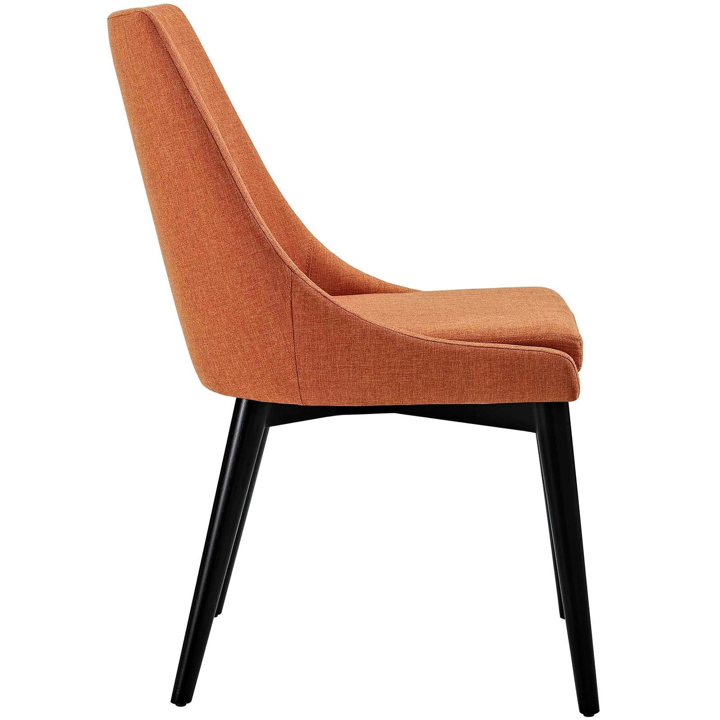 Viscount Fabric Dining Chair Orange EEI-2227-ORA