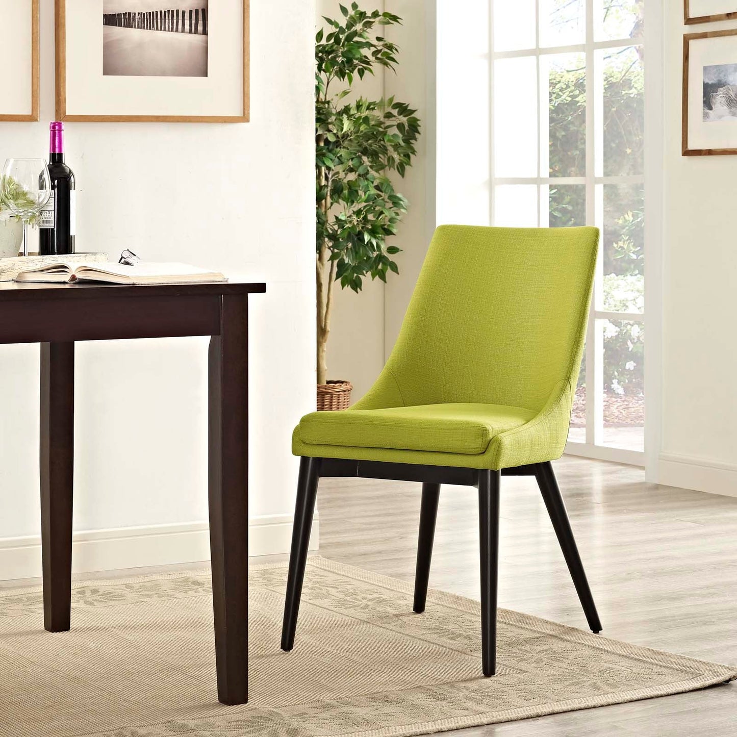 Viscount Fabric Dining Chair Wheatgrass EEI-2227-WHE