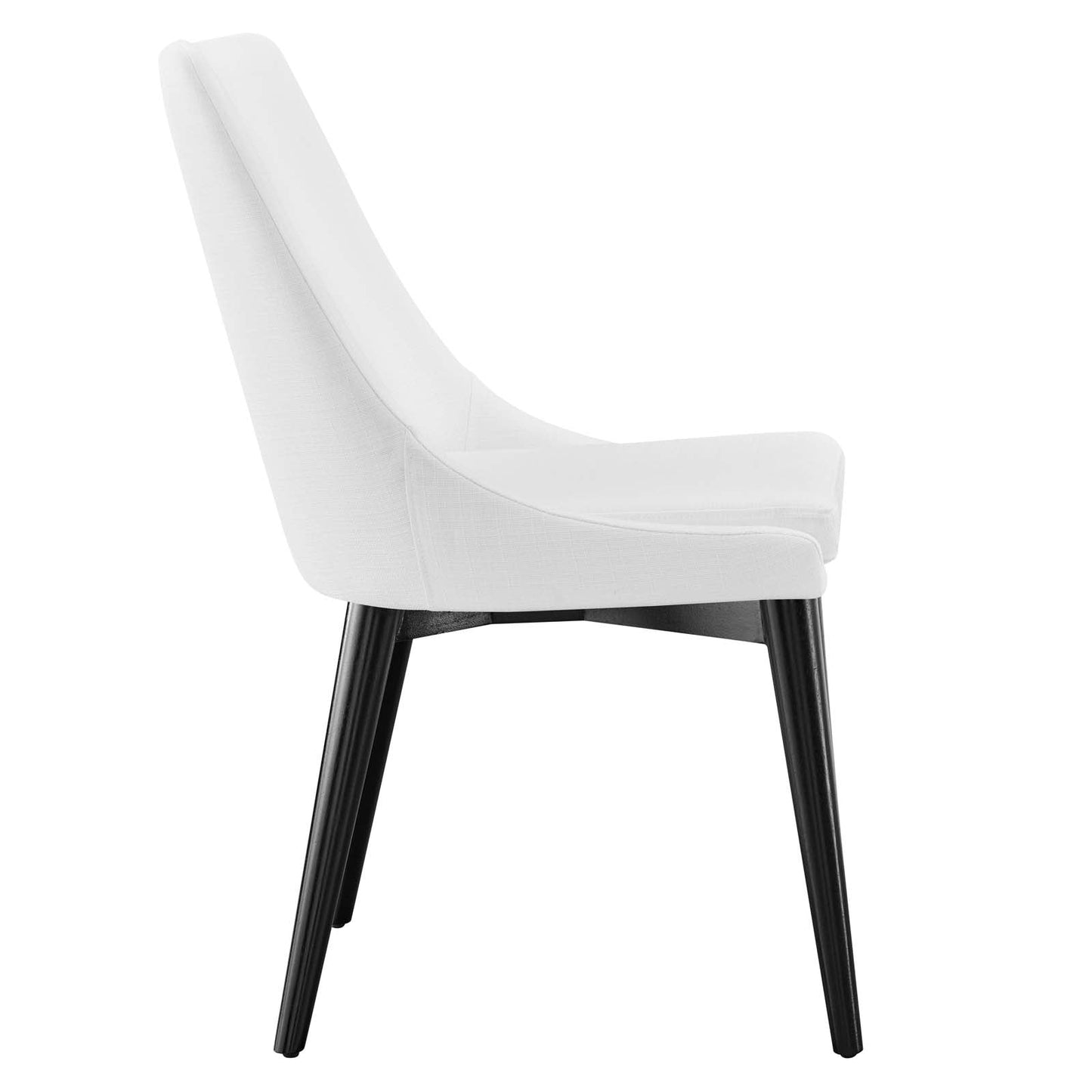 Viscount Fabric Dining Chair White EEI-2227-WHI