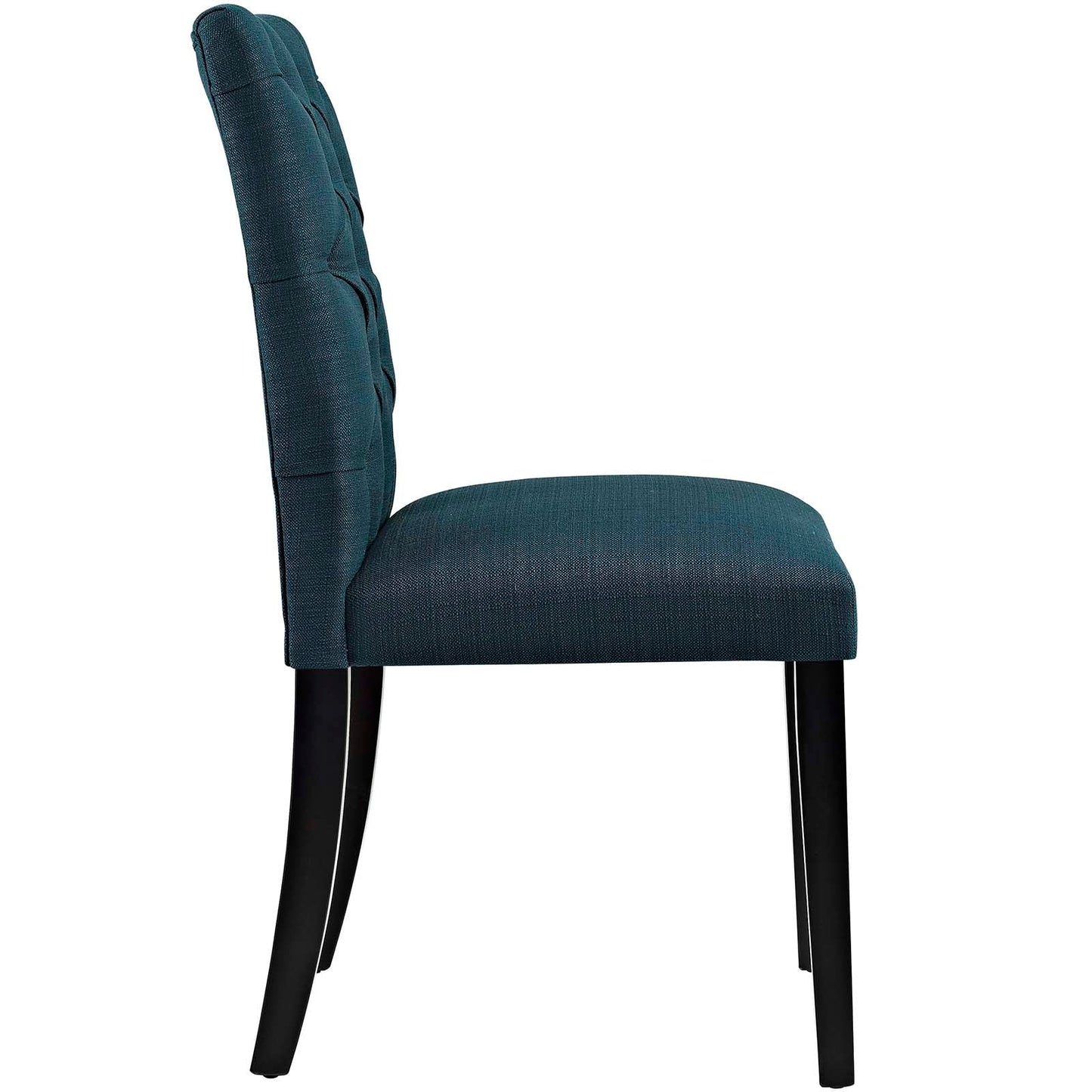 Duchess Button Tufted Fabric Dining Chair Azure EEI-2231-AZU