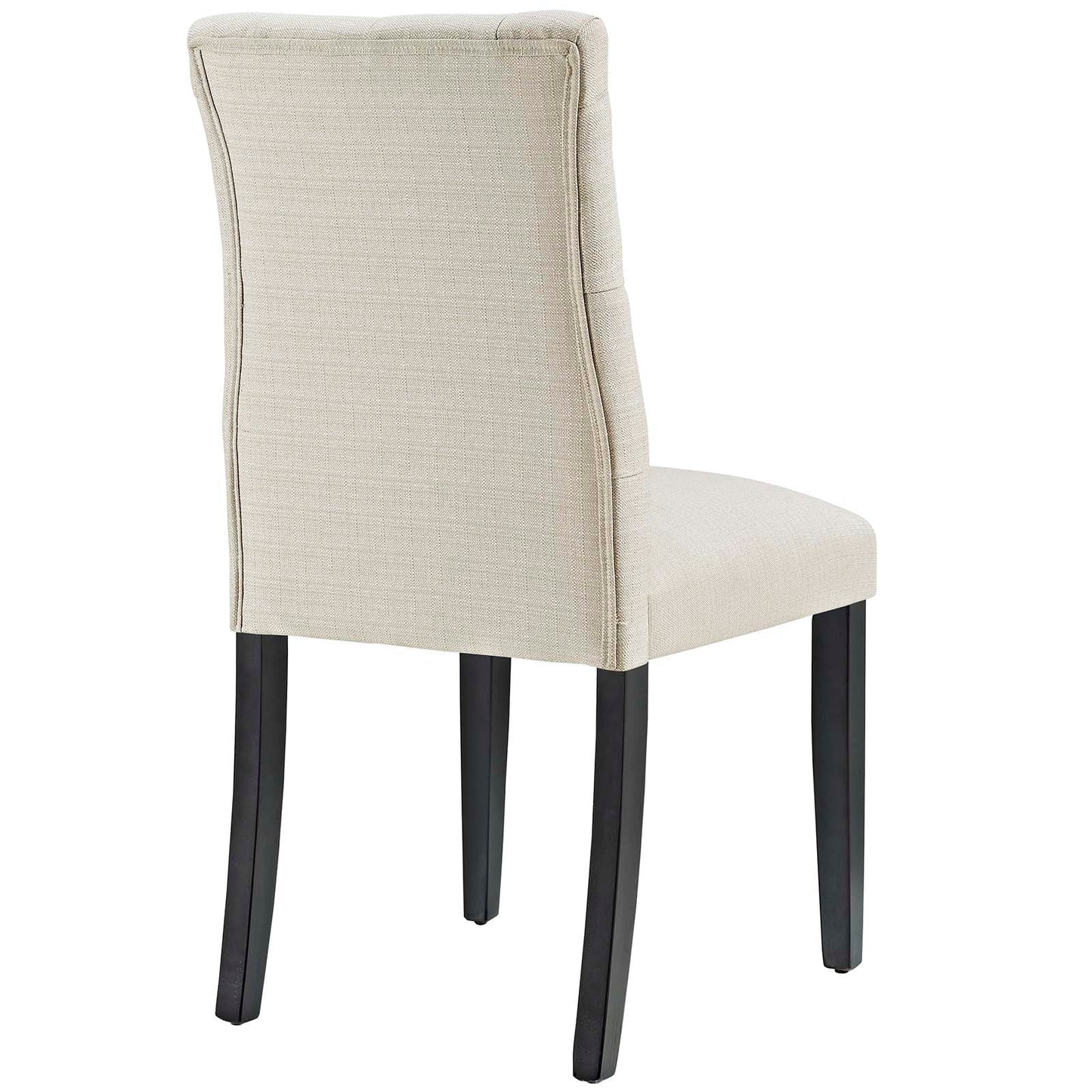 Duchess Button Tufted Fabric Dining Chair Beige EEI-2231-BEI