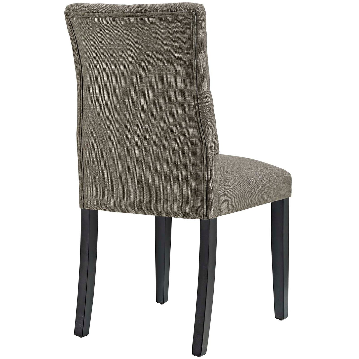 Duchess Button Tufted Fabric Dining Chair Granite EEI-2231-GRA