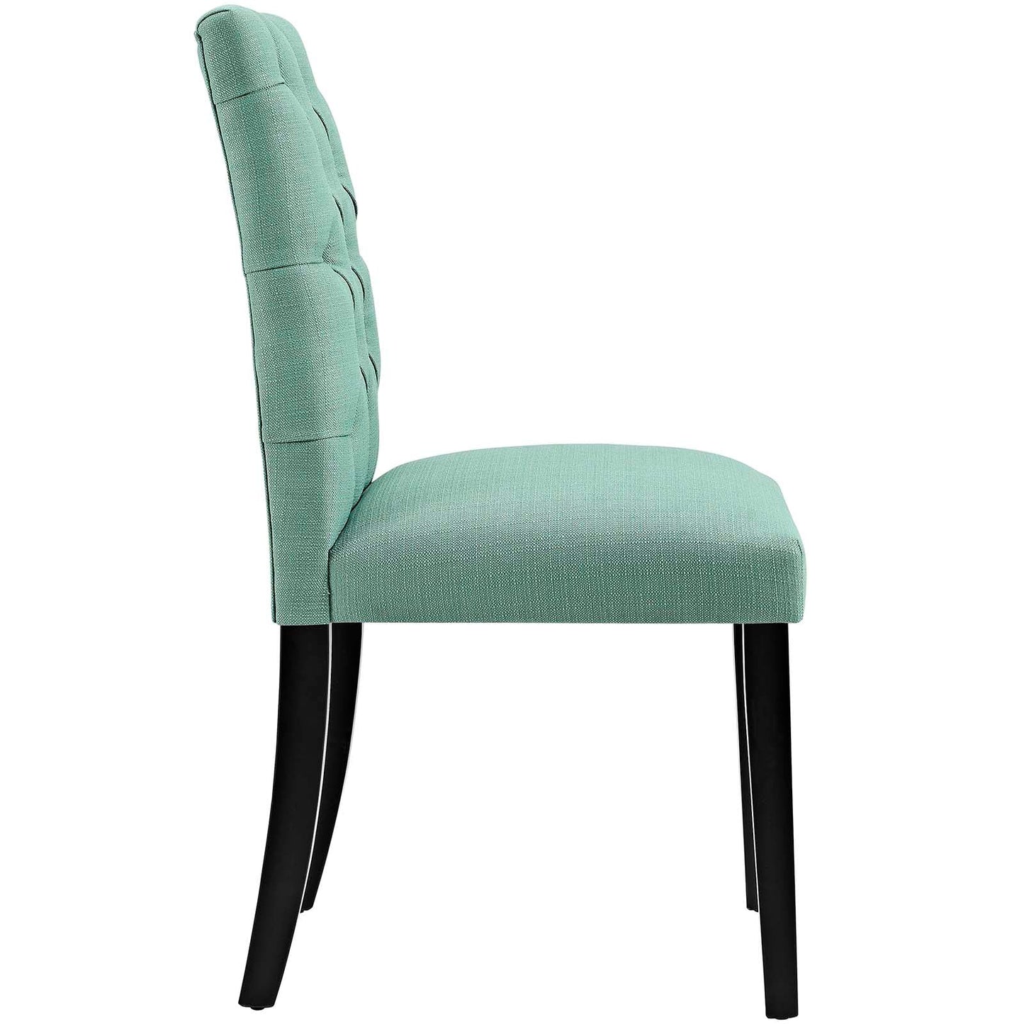 Duchess Button Tufted Fabric Dining Chair Laguna EEI-2231-LAG