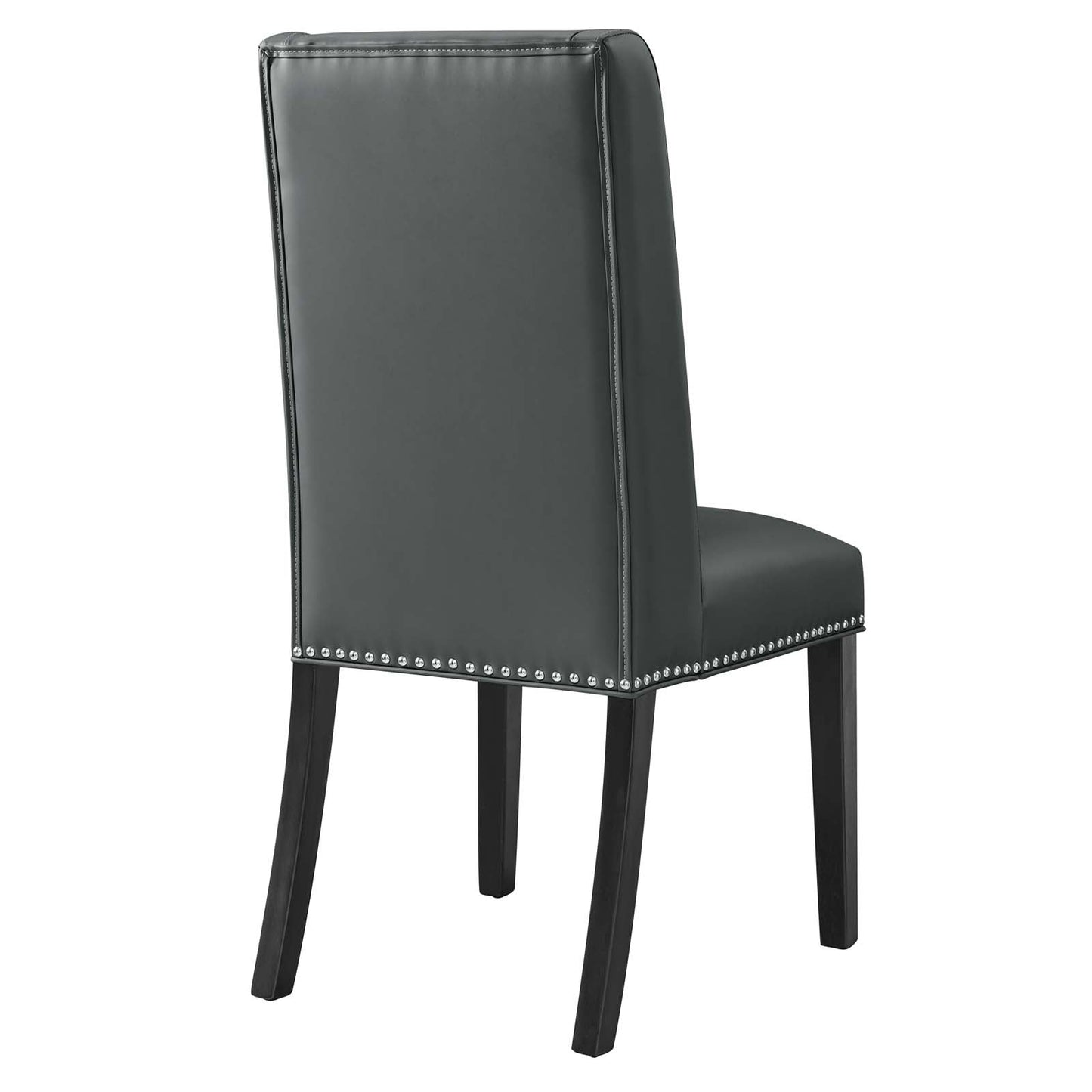 Baron Vegan Leather Dining Chair Gray EEI-2232-GRY