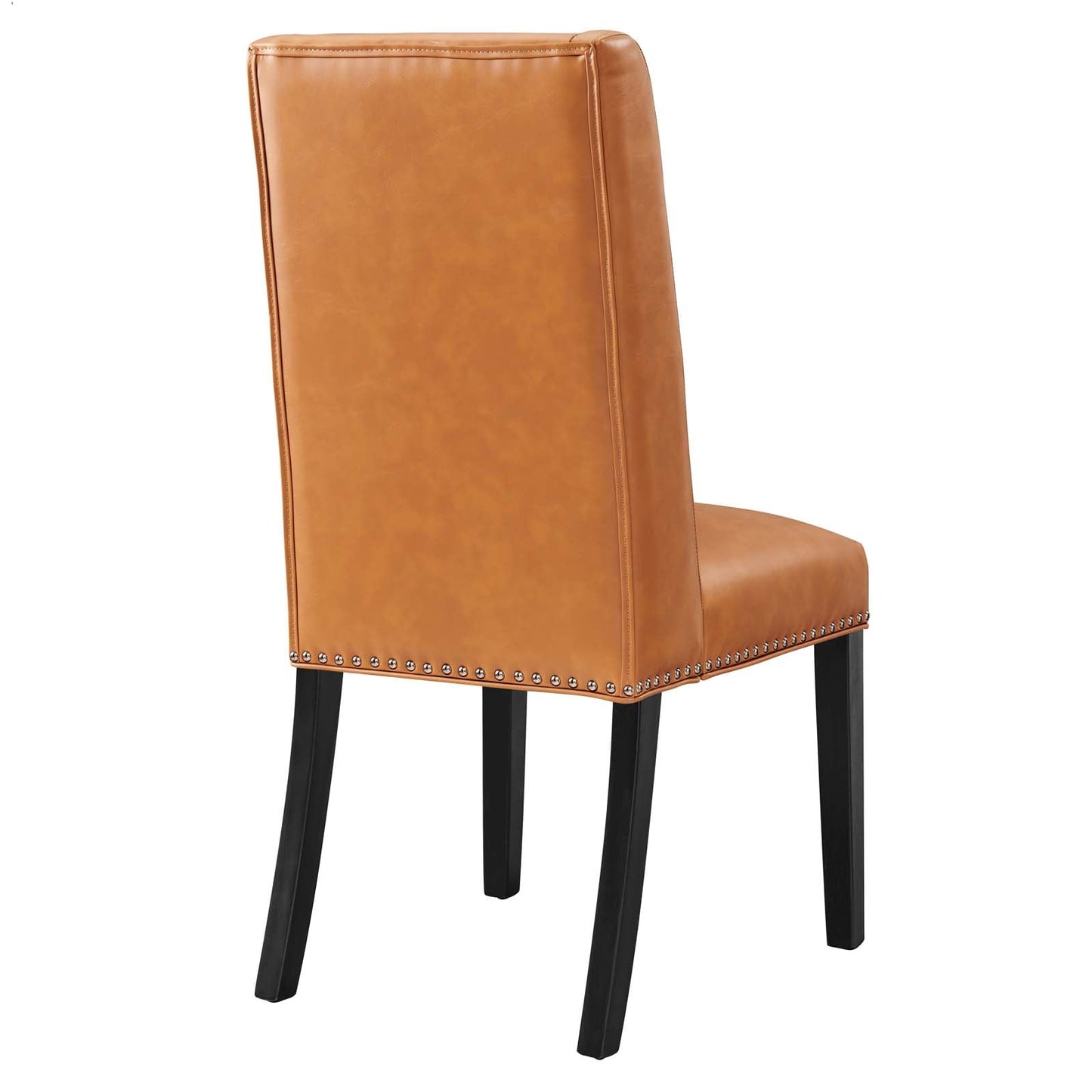 Baron Vegan Leather Dining Chair Tan EEI-2232-TAN