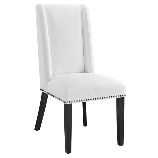 Baron Fabric Dining Chair White EEI-2233-WHI