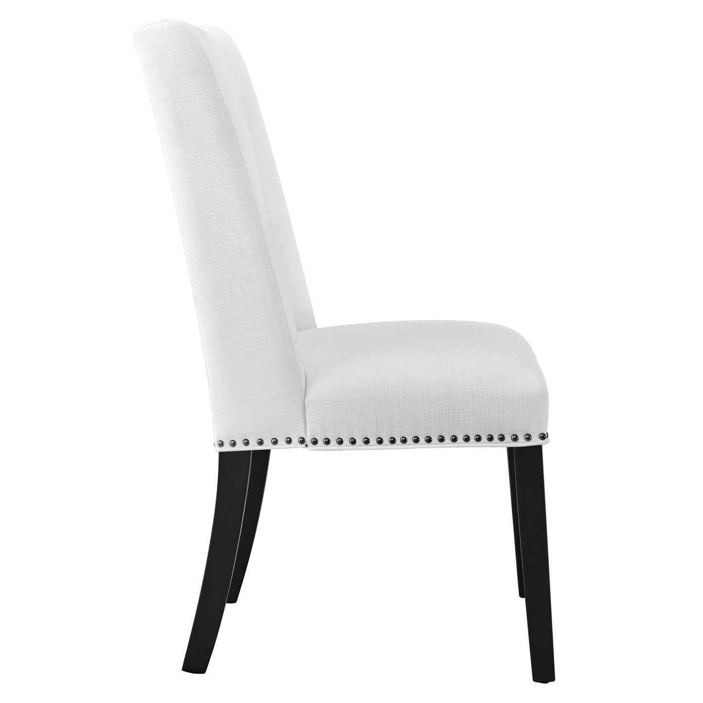 Baron Fabric Dining Chair White EEI-2233-WHI