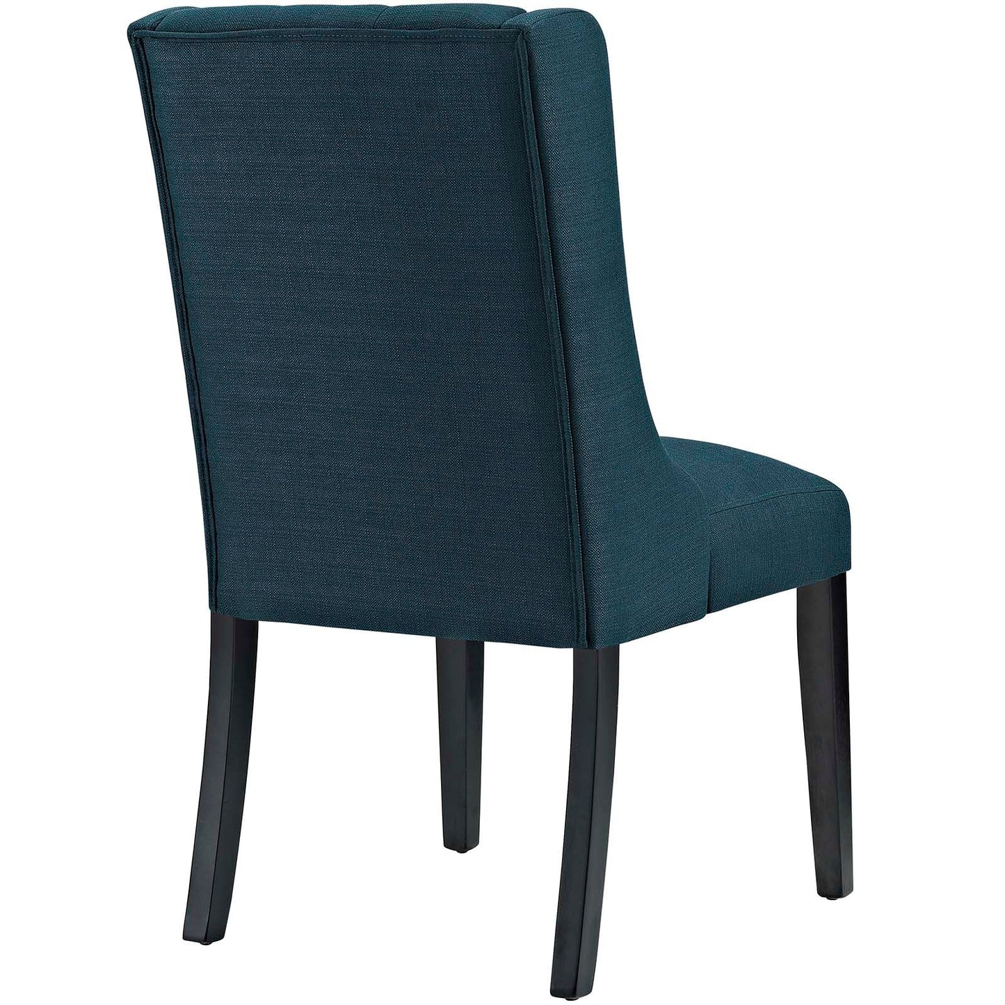 Baronet Button Tufted Fabric Dining Chair Azure EEI-2235-AZU