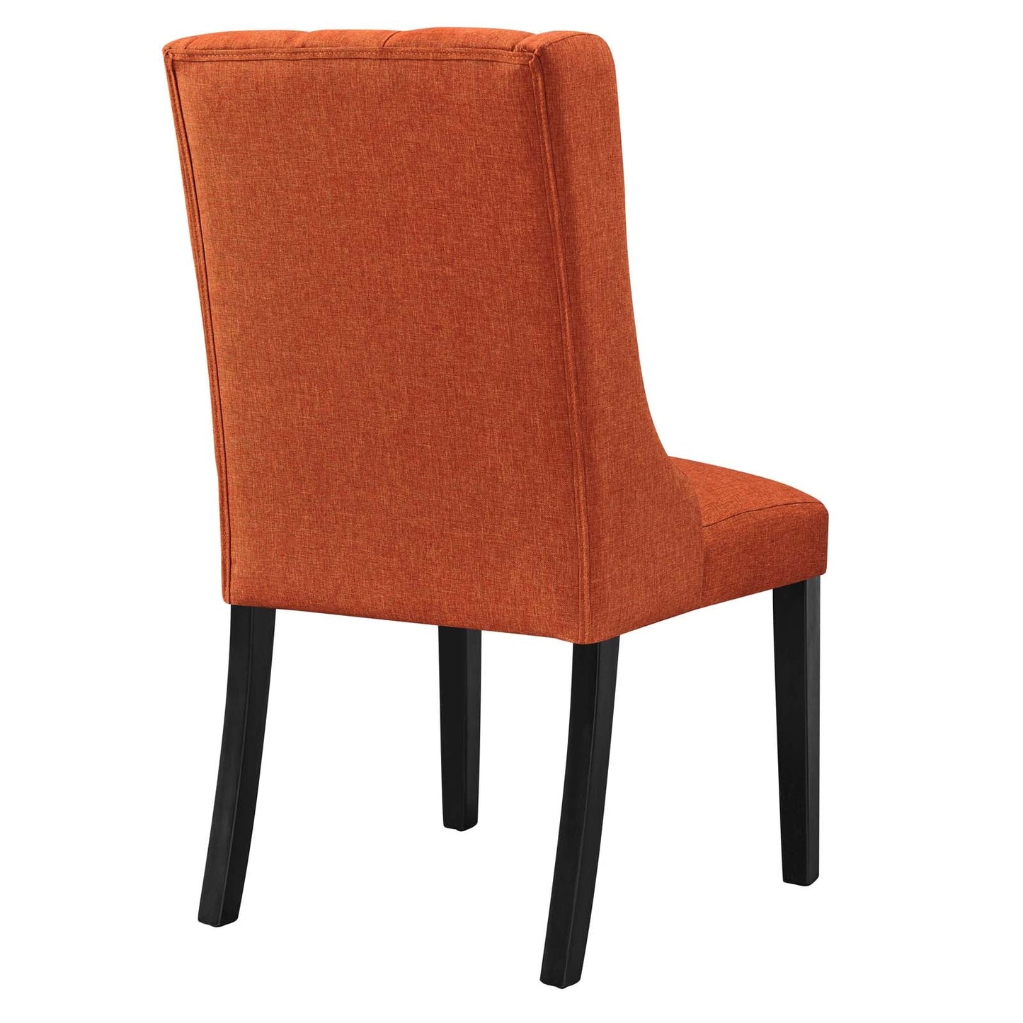 Baronet Button Tufted Fabric Dining Chair Orange EEI-2235-ORA