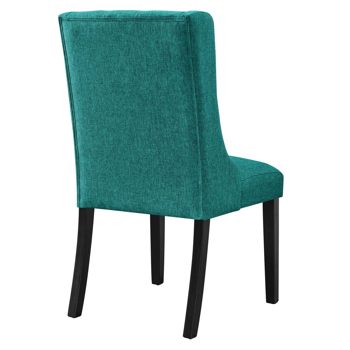 Baronet Button Tufted Fabric Dining Chair Teal EEI-2235-TEA