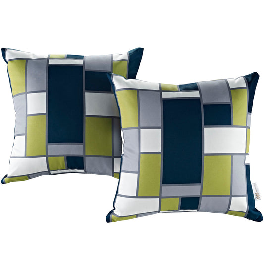 Modway Two Piece Outdoor Patio Pillow Set Rectangle EEI-2401-REC