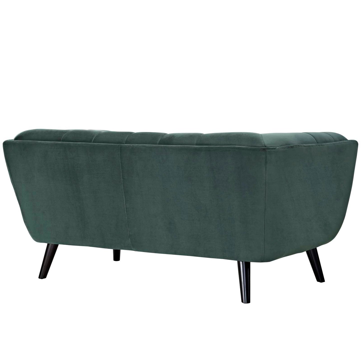 Bestow Performance Velvet Loveseat Green EEI-2535-GRN