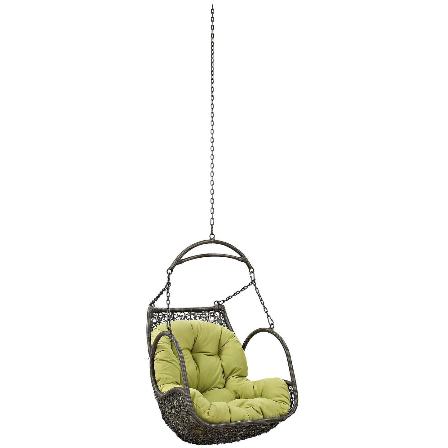 Arbor Outdoor Patio Swing Chair Without Stand Peridot EEI-2659-PER-SET