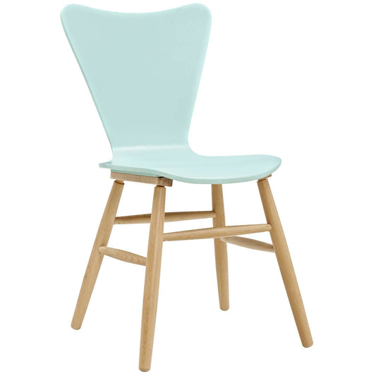 Cascade Wood Dining Chair Light Blue EEI-2672-LBU