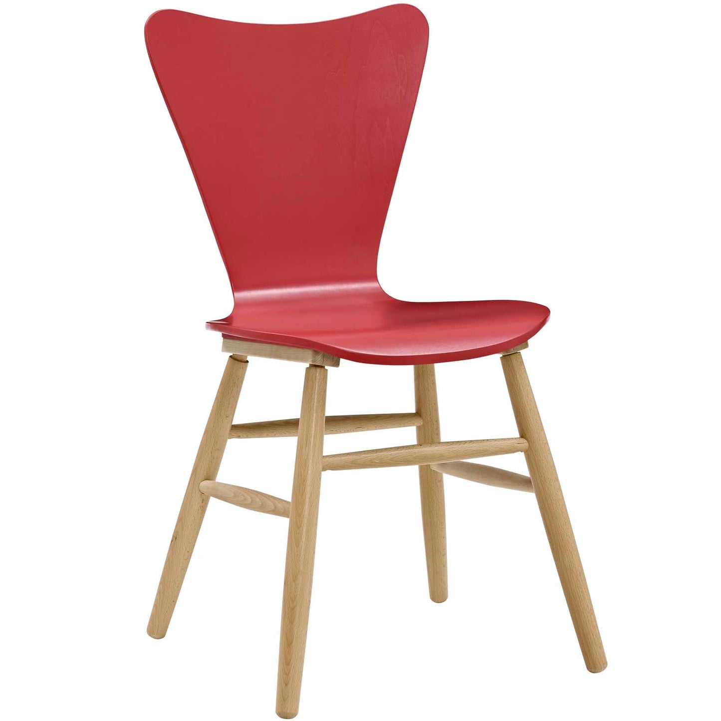 Cascade Wood Dining Chair Red EEI-2672-RED