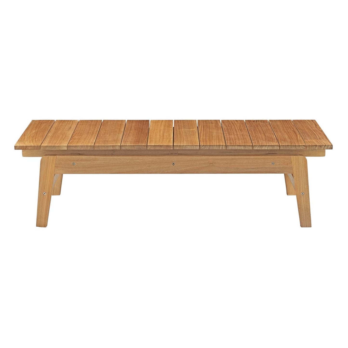 Bayport Outdoor Patio Teak Coffee Table Natural EEI-2699-NAT