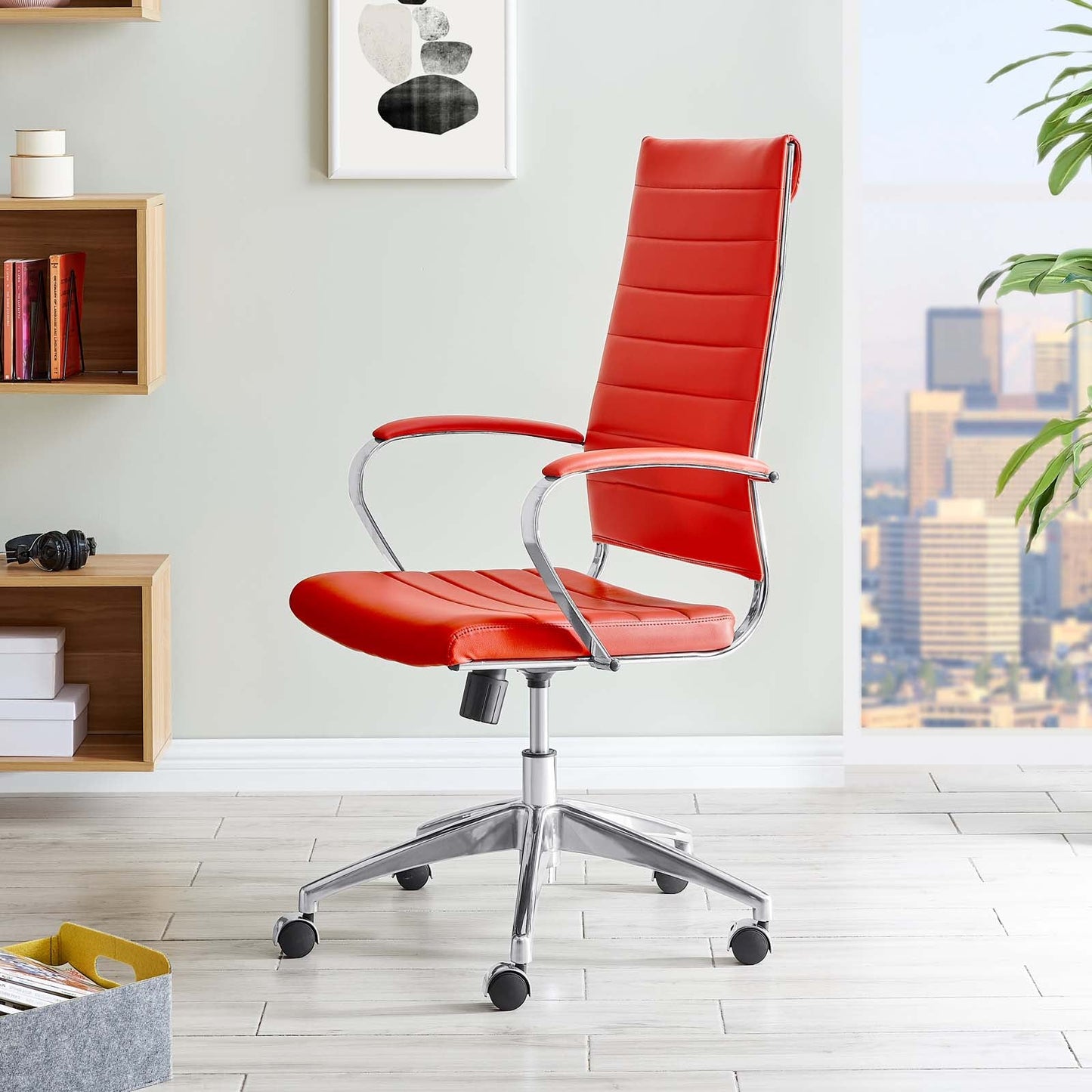 Jive Highback Office Chair Red EEI-272-RED